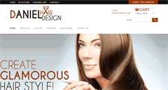 Desktop Screenshot of danielhairdesign.com